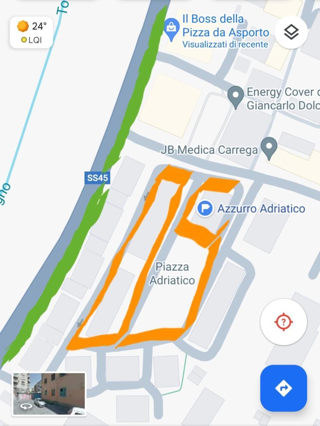 Appartamento Azzurro Adriatico In Genova Est Esterno foto